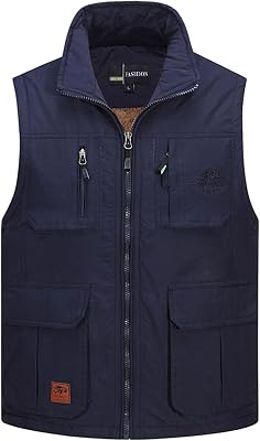 Mens Outdoors Quick Dry Fishing Vest Photography Top Camping Hunting Gilet Sleeveless Waistcoat with Pockets