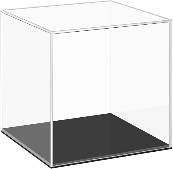 Cliselda 5x5x5 Inch Acrylic Display Case for Collectibles & Models
