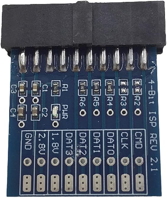 New Adapter JTAG, ISP 4-BIT ISP REV 2.1 for Easy Jtag Plus Box/ESAYJTAG Tool