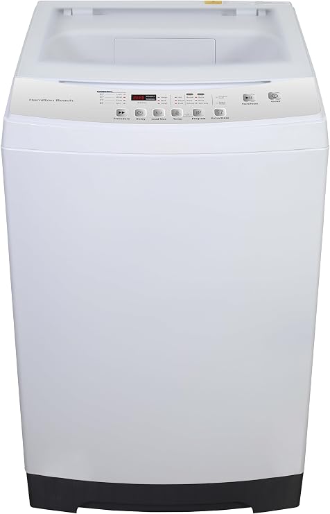 HAMILTON BEACH Portable Washing Machine, 1.6 cu ft, White