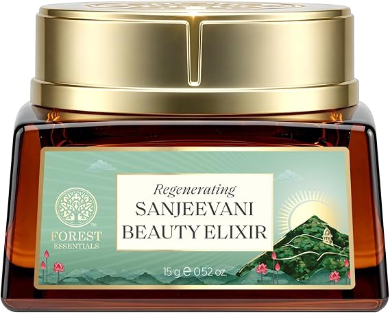 Forest Essentials Travel Size Advanced Sanjeevani Beauty Elixir 15g (Anti-Aging Day Cream)