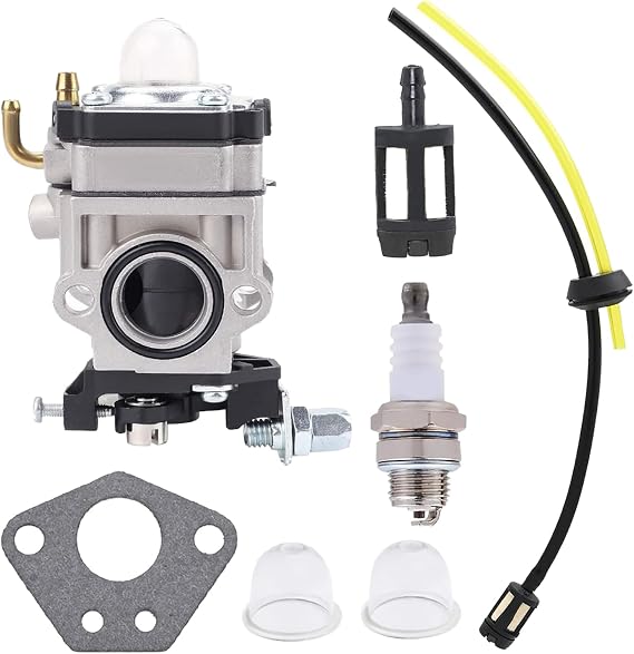 300486 43cc Carburetor for Earthquake tiller MC43 E43 WE43 E43CE E43WC Auger MC43E MC43CE MC43ECE MC43RCE Tiller Cultivator MD43 WE43E WE43CE Edger