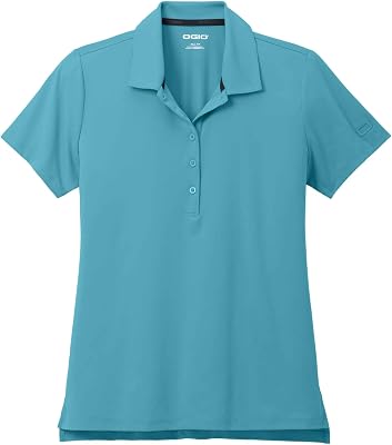 OGIO Womens Regain Polo | Athletic Polo Shirt, Moisture Wicking Activewear with UPF 50 Rating