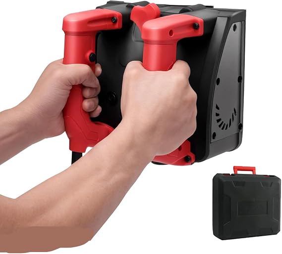 Electric Wall Planing Machine, Concrete Shovel Machine Wall Scraper Planner Electric Wall Concrete Tool for Wall Renovation, Cement Stripping, 1-4mm Cutting Depth Adjustable