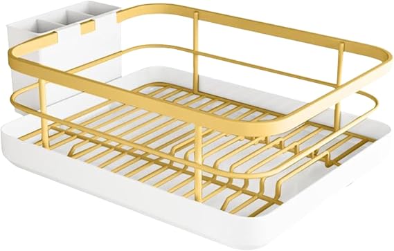 Dish Racks for Kitchen Counter Space-Saving Sink Utensil Organizer
