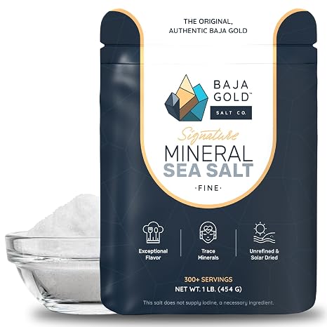 Baja Gold Mineral Sea Salt Fine Ground 0.5kg Bag