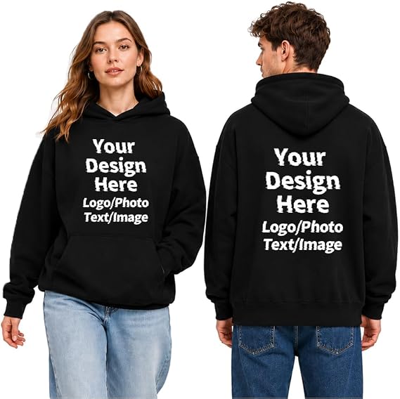 Custom Hoodie, Design Your Own Personalized Pullover for Men and Women