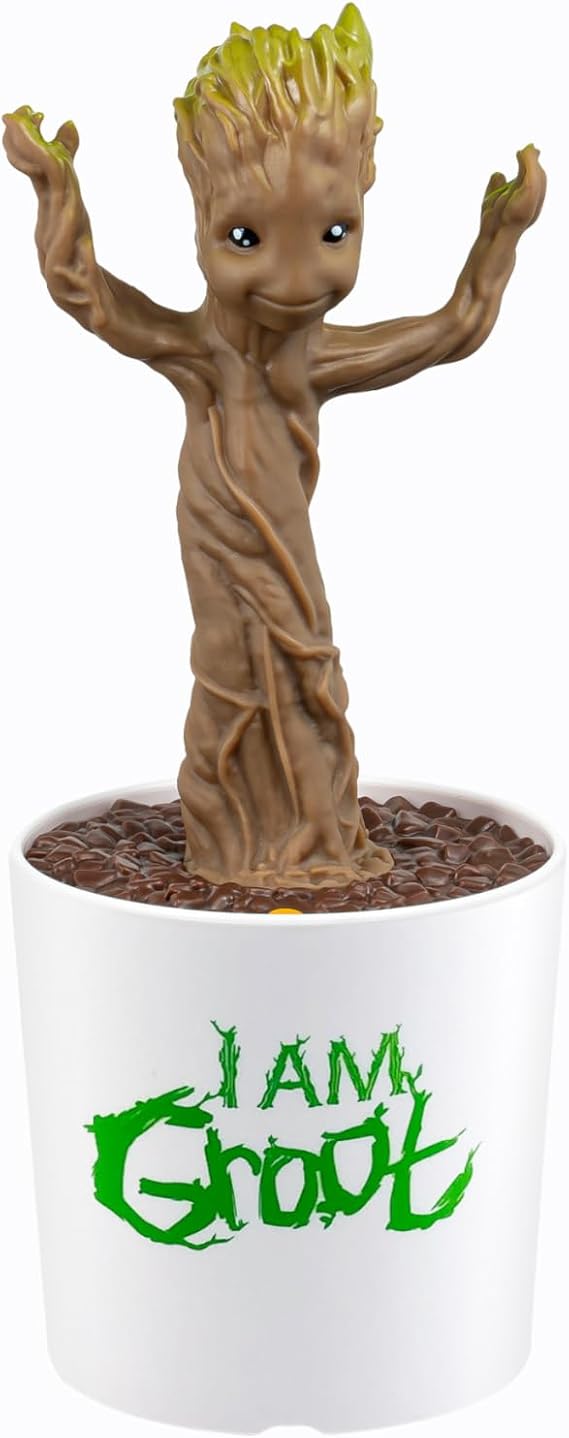 Guardians of the Galaxy Baby Groot Figure with Built-in Song, Dancing Groot Moves Along to I Want You Back by The Jackson 5
