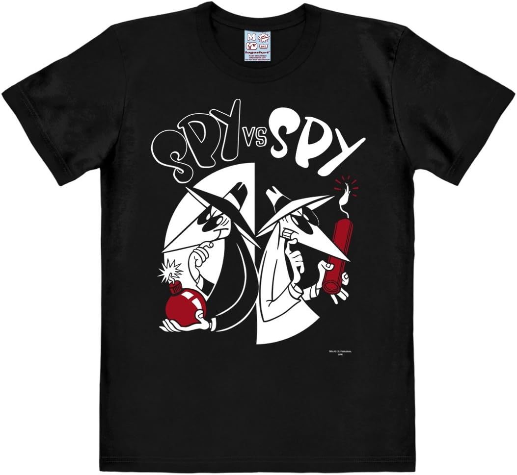 LOGOSHIRT® Mad Magazine - Comic - Spy vs Spy I Print T-Shirt Men & Women I Licensed Original Design