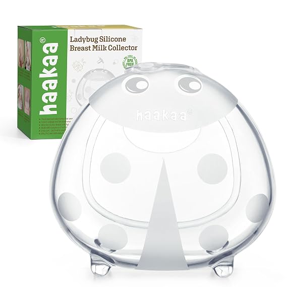 haakaa Ladybug Breast Milk Collector Milk Catchers 1.4oz/40ml,1PC