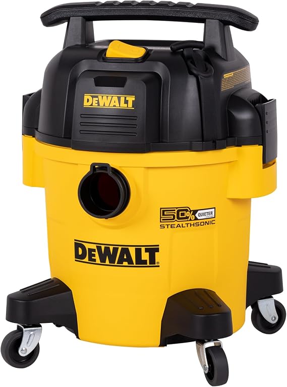 DEWALT STEALTHSONIC 5 Gallon Ultra Quiet Wet Dry Shop Vac DXV05P-QT