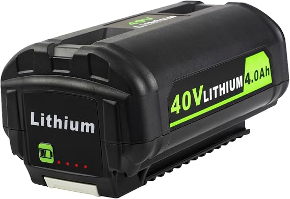 Bdreer 4.0Ah Replacement for Ryobi 40V Battery Lithium Ion Compatible with Ryobi Battery 40V Cordless Power Compatible with Ryobi 40 Volt Battery OP4040 OP40401 OP4026 OP40261 OP4050 OP40201 OP40601