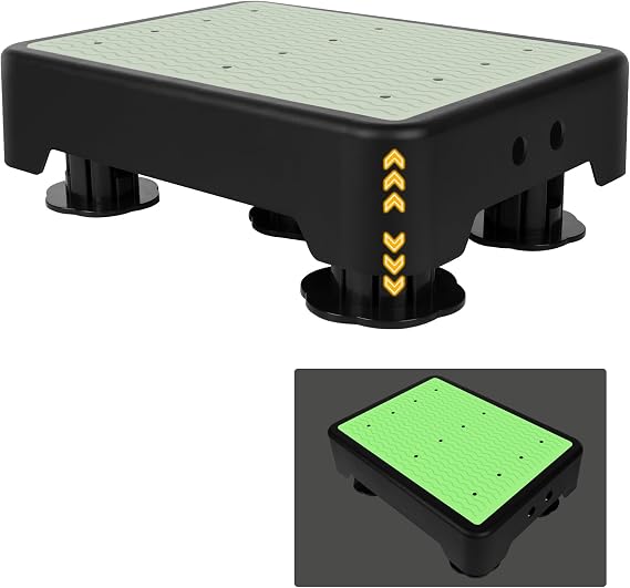 Adjustable Step Stool for Adults, Noctilucent Bed Step Stools for Seniors