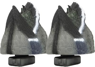 Cupped Waterfowl Feeder Outdoors Duck Butt Decoys for Hunting, 2 Packs Mallard Decoy Hunting Accessories for Men