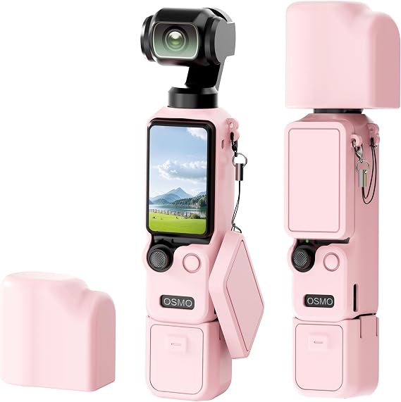CYNOVA Silicone Case for DJI Osmo Pocket 4 Accessories, Pocket 4 Cover Case