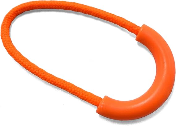 Yzsfirm U Shape Nylon Zipper Pull, 10 Pcs Replacement Orange Zipper Pull for Backpacks