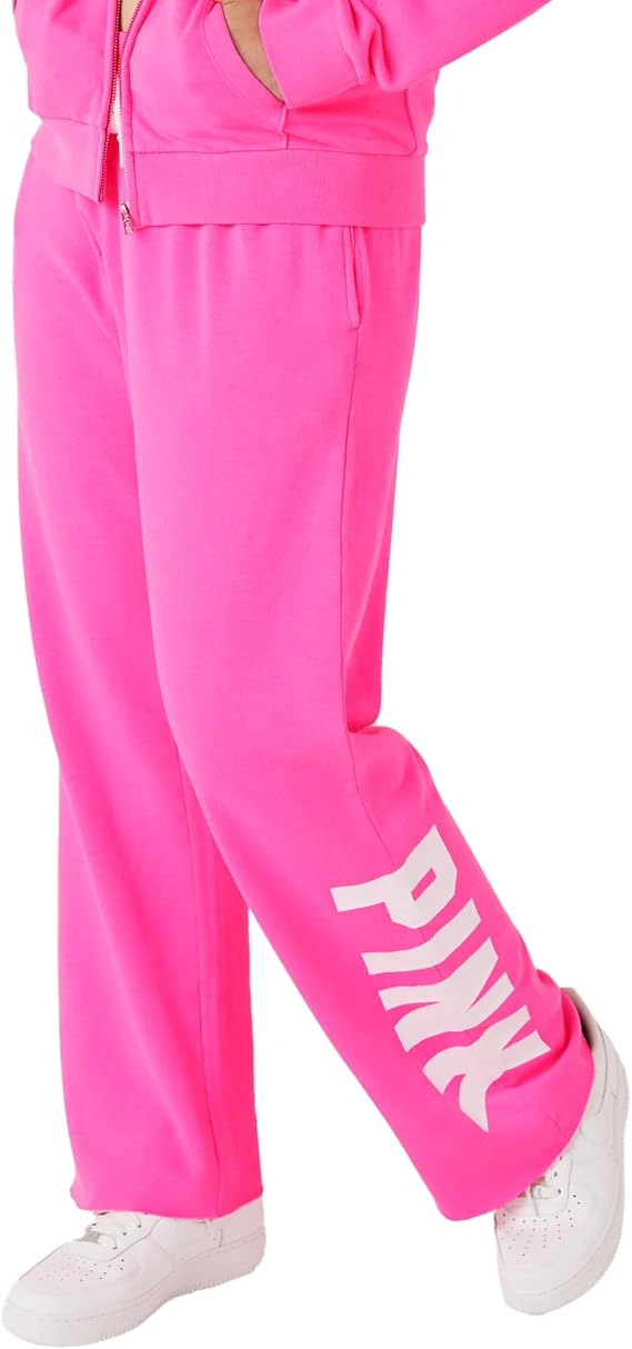 Victoria's Secret Women's Pink Logo Heritage Sweatpants