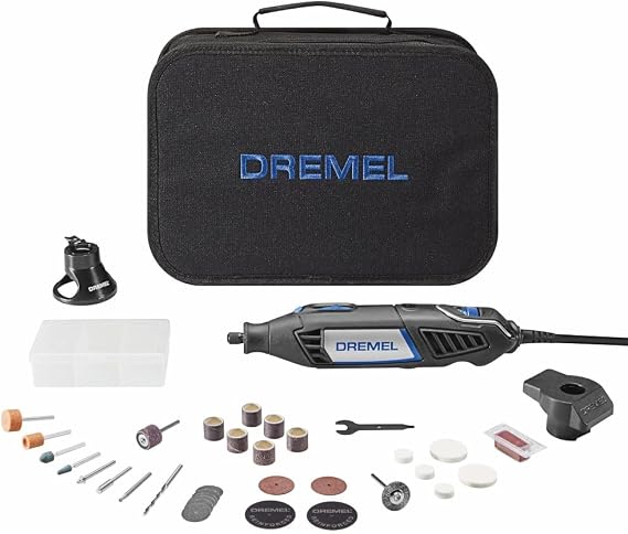 Dremel 4000-2/32 Rotary Tool Kit - Engraver, Polisher, and Sander - Ideal for Cutting, Detail Sanding, Engraving, Wood Carving, and Polishing - 2 Attachments & 32 Accessories
