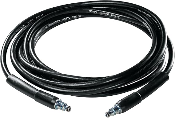 Bosch Home And Garden Hose High Pressure Hose for High Pressure Washers, Black