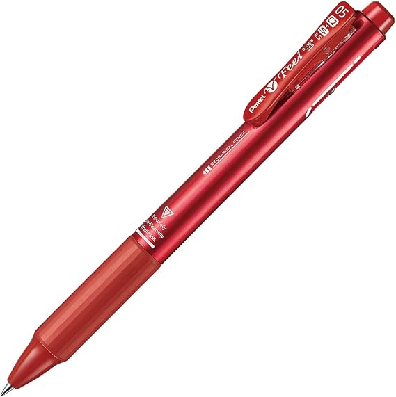 Pentel Multi-Function Ballpoint Pen Feel BXWB355MB Metallic Red