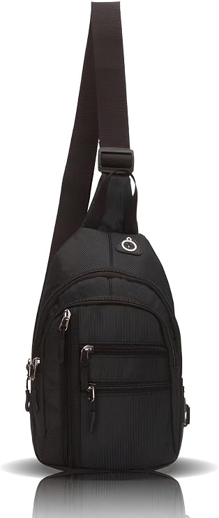 Waterproof Headphone Usb Outlet Waist Bag Cross Shoulder Bag Cross Strap Chest Bag