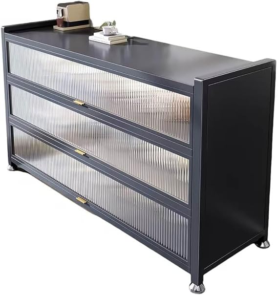 Kitchen Appliance Storage Cabinet with Bread Rack Microwave Holder and Shelving Unit 100 * 42 * 114cm