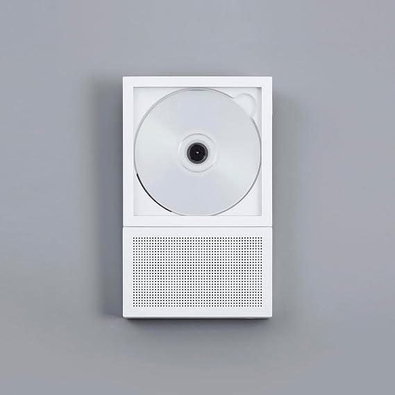km5 Bluetooth CD Player Instant Disk Audio CP2 (White)