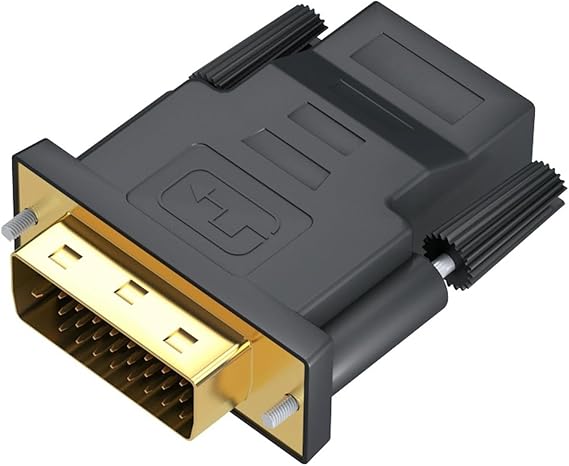 Mepsies DVI to HDMI Adapter, DVI-D Male to HDMI Female Adapter