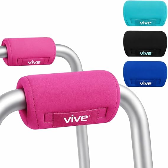 Vive Walker Handle Cushions - Padded Hand Covers - Soft Cushion Padding