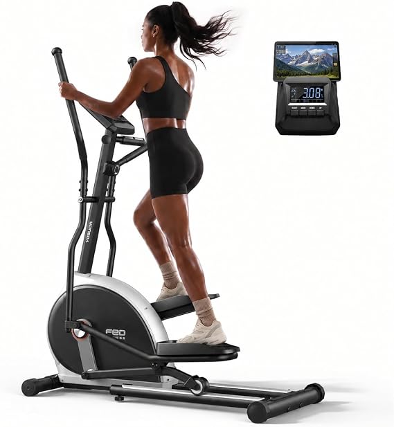 YOSUDA Elliptical Exercise Machine, Compact Elliptical with 12/45 Incline