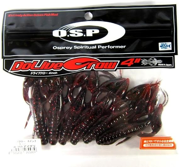 OSP Soft Lure Dolive Craw 4 Inches TW-109 (0989)