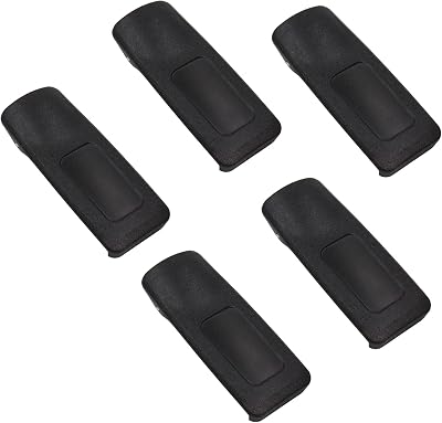 5Pcs PMLN4651 Belt Clip Compatible for Motorola XPR3300e XPR3500e XPR6550 XPR6580 DP3400 DP4400 APX1000 APX4000 Radio, PMNN4409 PMNN4077C PMNN4065 Battery Clip