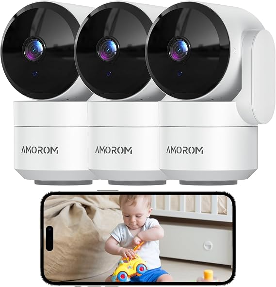 Indoor Security Cameras, Alexa Camera for Baby/Elderly/Pet Monitoring