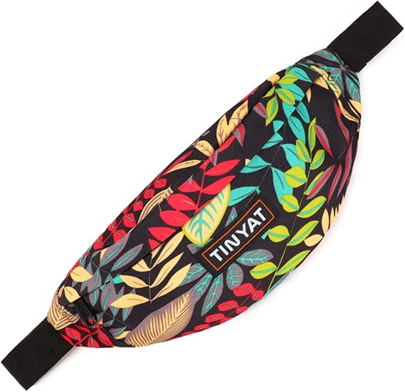 TINYAT Small Fanny Pack for Men Women - Waist Bag Sling Pocket