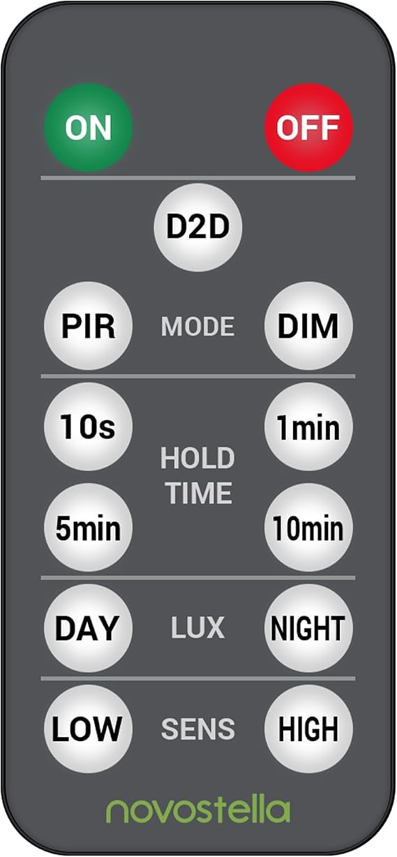 NOVOSTELLA IR Remote for NTA22W-DW-US-2 NTA22W-DW-US-1