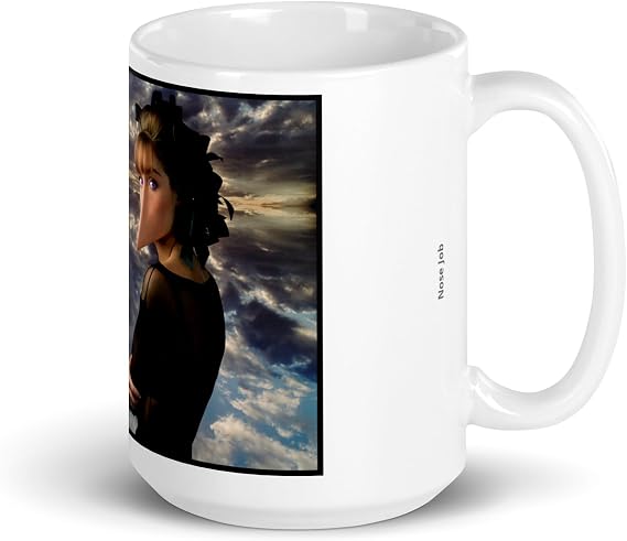 Nose Job | Ceramic Coffee Mug | Master Series, White, 15oz