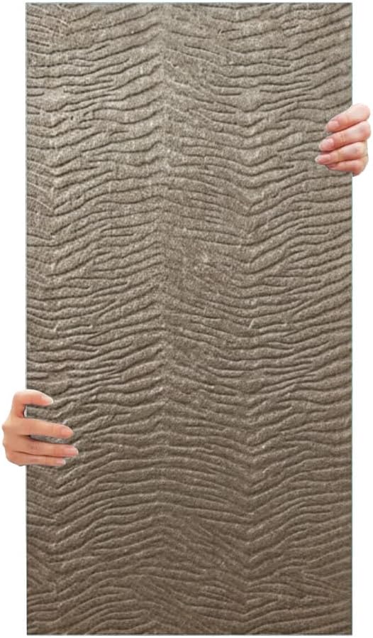 Tink 3D Kendinden Yapışkanlı Duvar Kağıdı Yeni Nesil Akustik Keçe Panel Desenli 52x98 cm (Devetüyü, 10 Adet 5 m²)