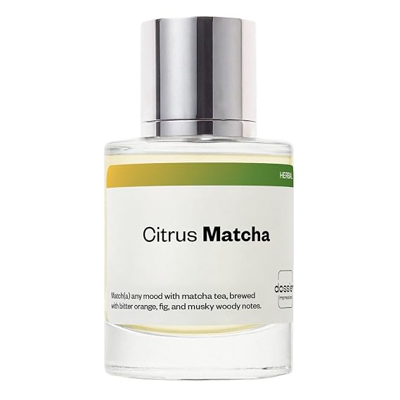 Dossier - Citrus Matcha - Inspired by The Matcha 26 - Unisex EDP | 1.7 fl oz (50ml) - Matcha Perfume - Citrus Matcha Eau de Parfum Unisex - Matcha Gifts - Long-Lasting, Vegan & Paraben-Free