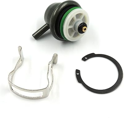 HiSport 217-3073 Fuel Injection Pressure Regulator - Kit with Clip and Snap Ring Compatible with Buick Rainier, Cadillac Escalade, Chevrolet Avalanche 1500 2500, GMC C2500 Pickup Yukon XL, Hummer H2