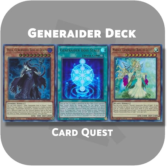 Complete Custom Deck for Yu-Gi-Oh! - Generaider Xyz Deck