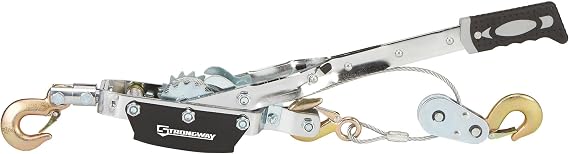 Strongway 5-Ton Heavy-Duty Double-Gear Hand Cable Puller