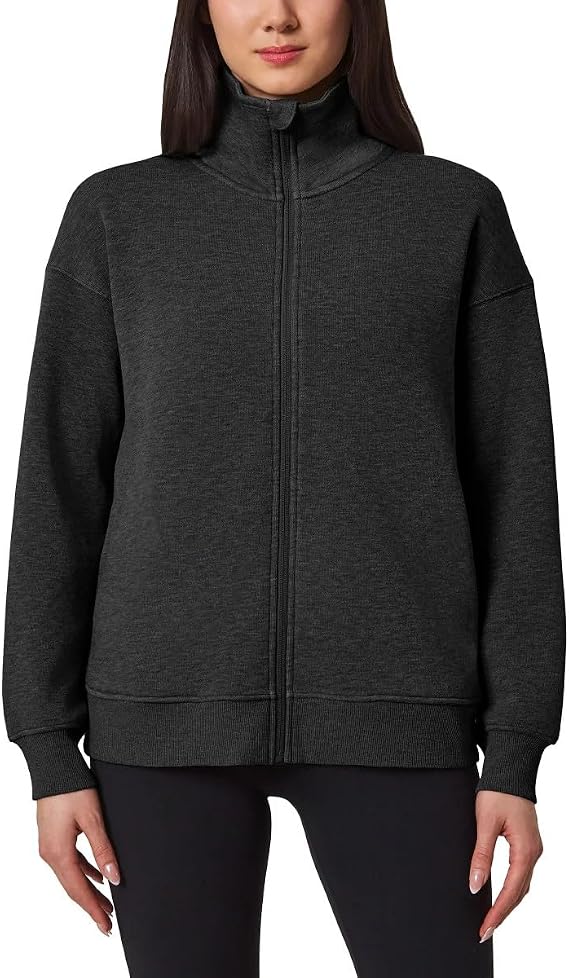 Mondetta Women's Fleece Jacket, Full-Zip