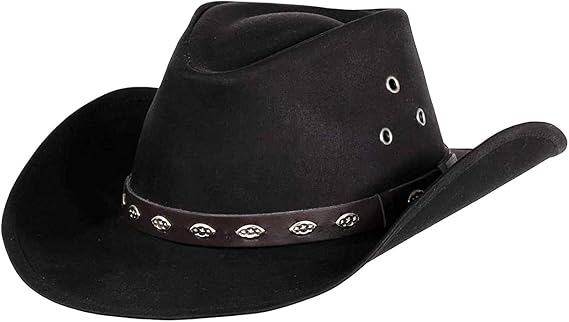 Outback Trading Company Men's 14716 Badlands UPF 50 Waterproof Breathable Western Cowboy Cotton Oilskin Hat