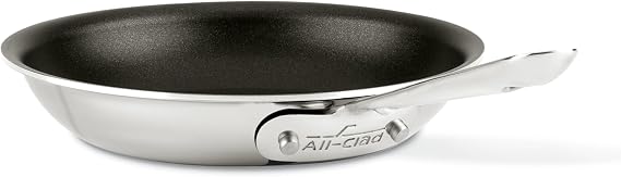 All-Clad D3 Pro Nonstick Stainless Steel 12" Fry Pan, Made in the USA