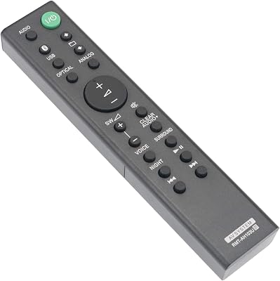RMT-AH103U Replace Remote Control RMTAH103U fit for Sony Soundbar Sound Bar Speaker System HT-CT80 SA-CT80 HT-CT80BT HT-CT180 SA-CT180 HTCT80 SACT80 HTCT180 SACT180 HTCT80BT