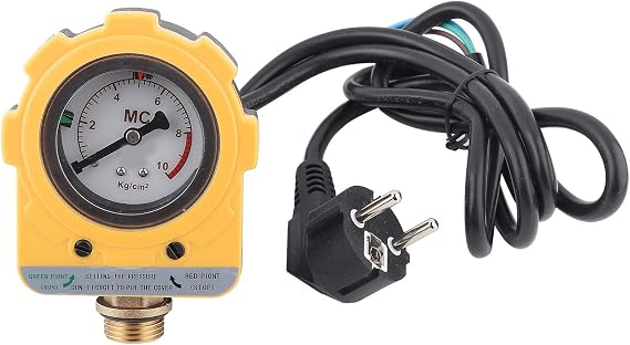 220V 10Bar Pressure Regulator Pressostat Pump Interface NPT1/2 Pressure Switch Eau Unit Electronic Switch for Water Pump