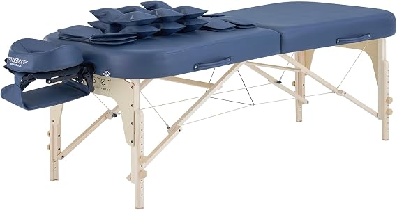 Master Massage 30” Concord Airwave Full Body Portable True Spa Massage Table with Airbags Compression, Lumbar & Neck Traction, Back, Waist, Hip Leg Massage