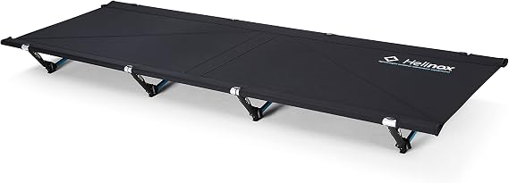 Helinox Cot Max Lightweight, Compact, Collapsible, Portable Camping Cot, Black