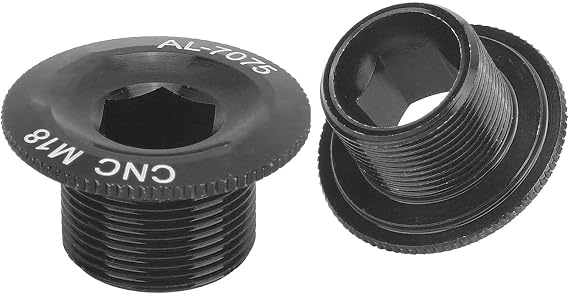 Professional Aluminum Alloy Crank Cover Screw Cap for Bike Crankset 2Pcs for Prowheel Integrated Crankset for Cycling Enthusiasts