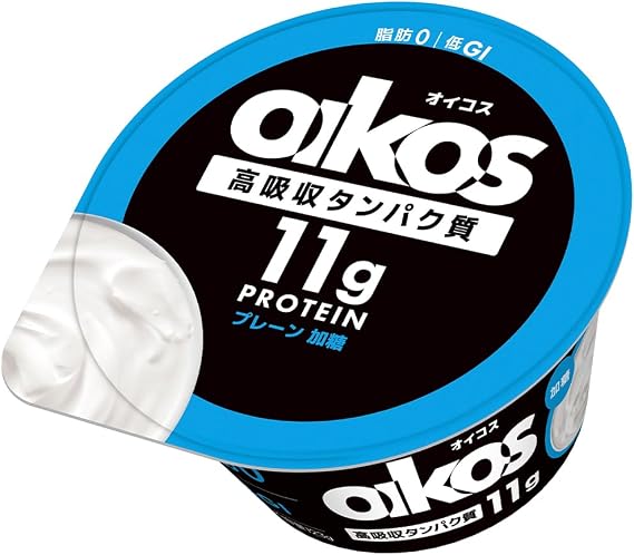Danone Japan Oikos Yogurt, High Absorption Protein, Plain, Sweetened 4.4 oz 123 g x 6 Packs